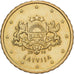 Lettonia, 10 Euro Cent, 2014, Stuttgart, Ottone, SPL, KM:153