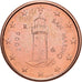 San Marino, Euro Cent, BU, 2006, Rome, Copper Plated Steel, MS62, KM:440