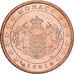 Monaco, Rainier III, Euro Cent, 2001, Paris, Copper Plated Steel, MS(60-62)