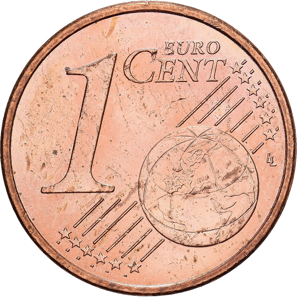 Monaco, Rainier III, Euro Cent, 2001, Paris, Copper Plated Steel, MS(60-62)