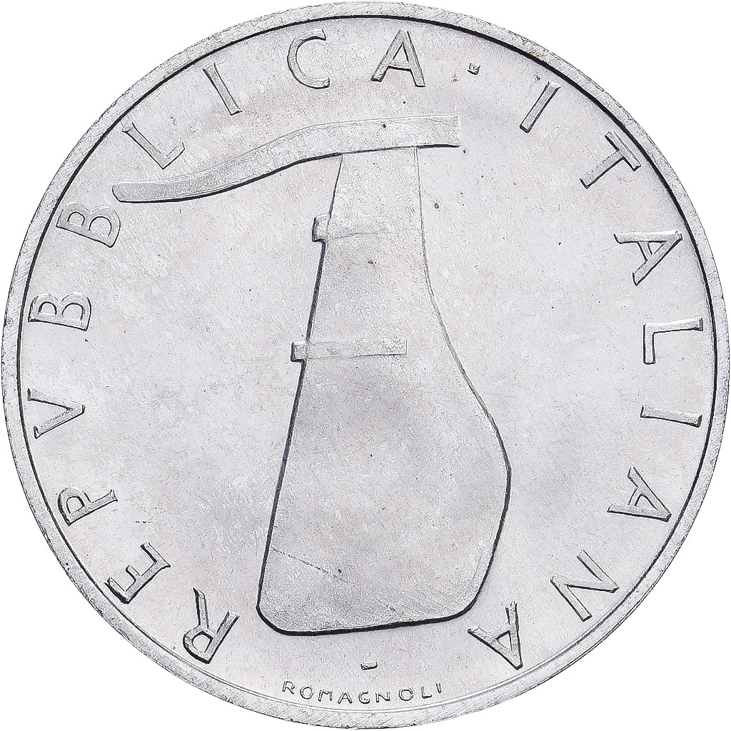 Italy, 5 Lire, 1970, Rome, Aluminum, MS(65-70), KM:92