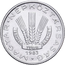 Hungary, 20 Fillér, 1983, Budapest, Aluminum, AU(55-58), KM:573