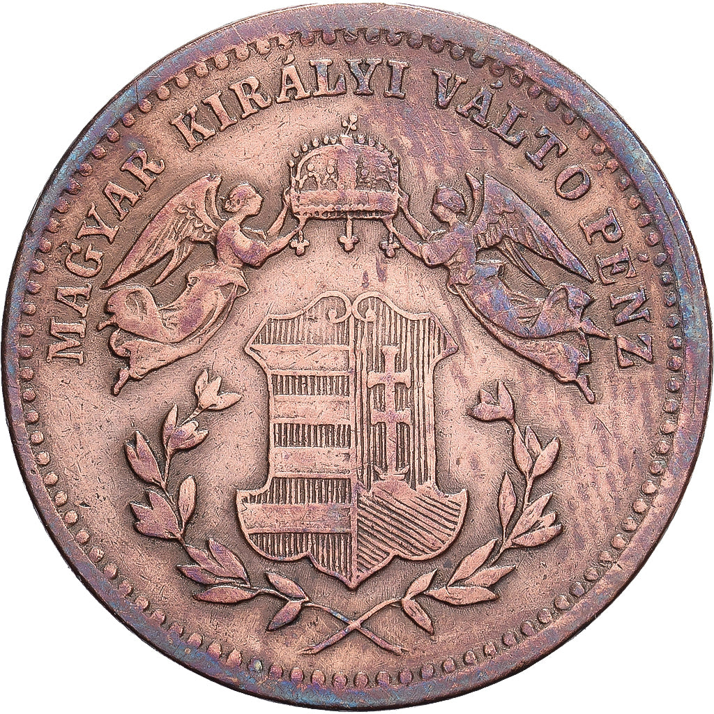 Hungary, Franz Joseph I, Krajczar, 1868, Kremnitz, Copper, EF(40-45), KM:441.1