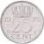 Netherlands, Juliana, 25 Cents, 1976, Nickel, EF(40-45), KM:183