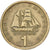 Greece, Drachma, 1976, Nickel-brass, EF(40-45), KM:116
