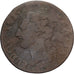 France, Louis XVI,1/2 Sol ou 1/2 sou, 1785, Paris, Copper, F(12-15)