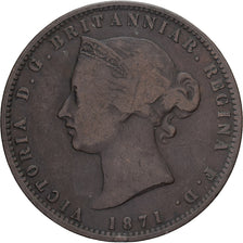 Jersey, Victoria, 1/13 Shilling, 1871, Bronzen, FR, KM:5