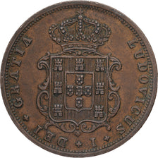 Portugal, Luiz I, 5 Reis, 1875, Copper, EF(40-45), KM:513