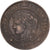 Francia, 2 Centimes, Cérès, 1878, Paris, Petit A, Bronzo, BB+, Gadoury:105