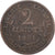 France, 2 Centimes, Dupuis, 1901, Paris, Bronze, VF(30-35), Gadoury:107, KM:841