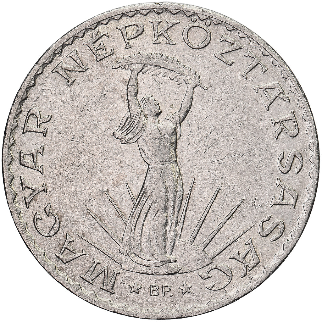 Hongrie, 10 Forint, 1972, Budapest, Nickel, TTB, KM:595