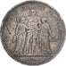 Francia, 5 Francs, Hercule, 1875, Paris, Petit A, Plata, MBC, Gadoury:745a