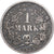 German Empire, Wilhelm I, Mark, 1875, Karlsruhe, Silver, VF(30-35), KM:7