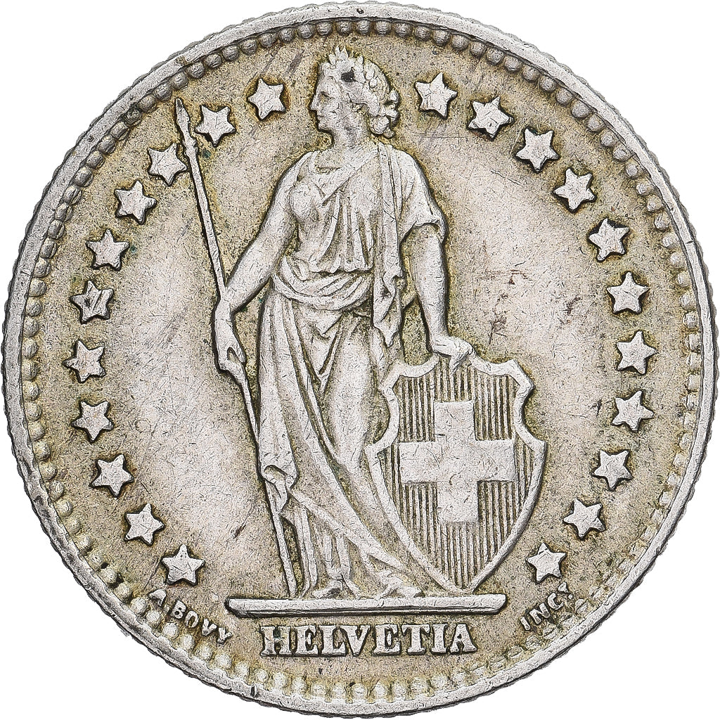 Suisse, Franc, 1960, Bern, Argent, TTB+, KM:24