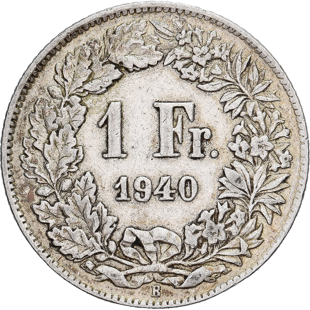 Suisse, Franc, 1940, Bern, Argent, TTB+, KM:24