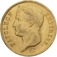 France, Napoléon Ier, 40 Francs, 1810, Lille, Or, TTB+, Gadoury:1084, KM:696.6
