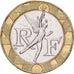 Francia, 10 Francs, Génie, 1988, Paris, Bimetálico, MBC+, Gadoury:827