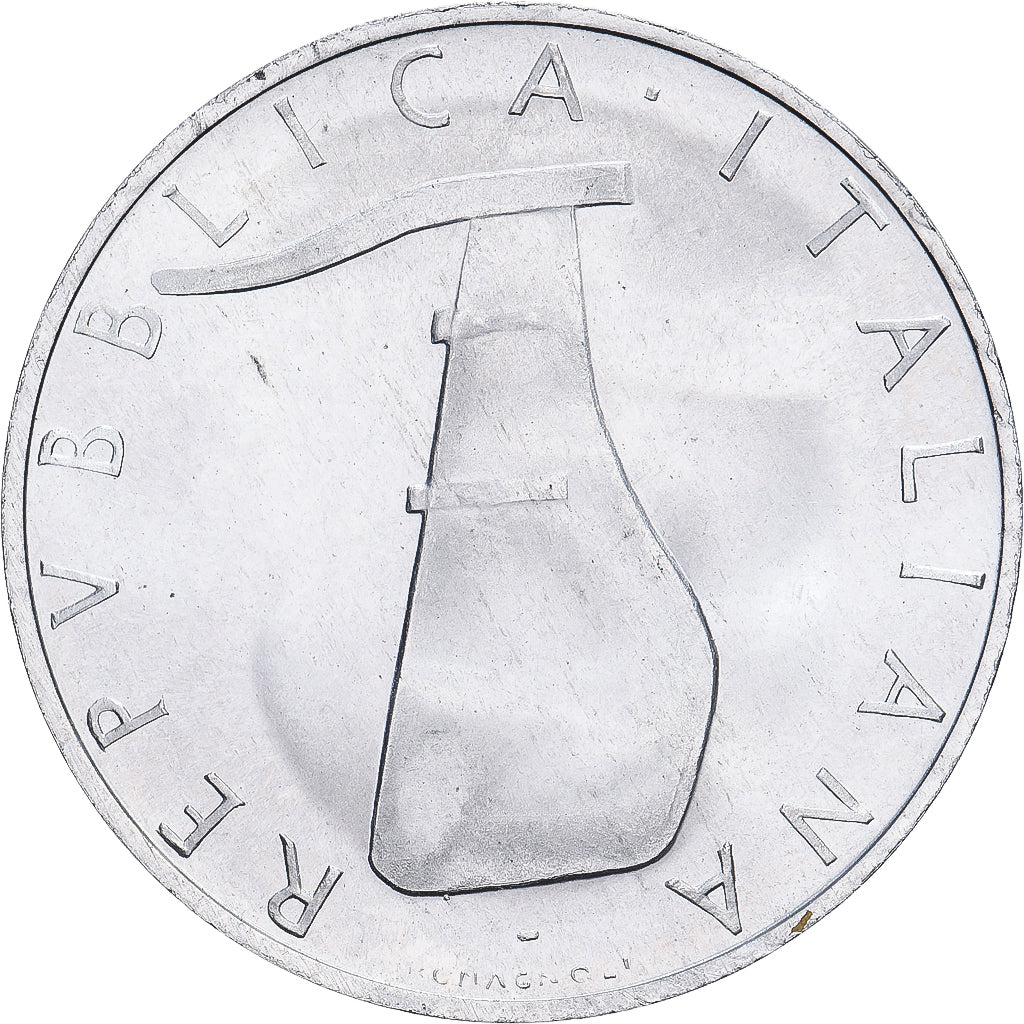 Włochy, 5 Lire, 1970, Rome, Aluminium, AU(55-58), KM:92