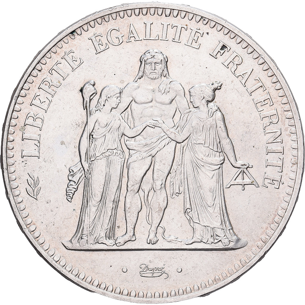 Francia, 50 Francs, Hercule, Type hybride, avers de 20 francs, 1974, Paris
