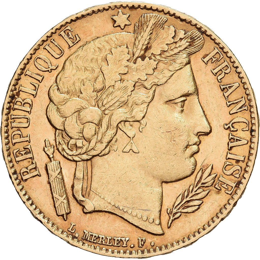 Frankreich, 20 Francs, Cérès, 1851, Paris, Gold, SS+, Gadoury:1059, KM:762