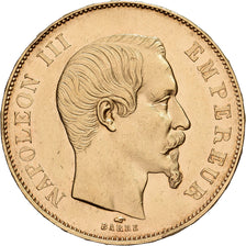 France, Napoleon III, 50 Francs, 1856, Paris, Gold, AU(50-53), Gadoury:1111