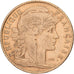 França, 10 Francs, Marianne, 1905, Paris, Dourado, EF(40-45), Gadoury:1017