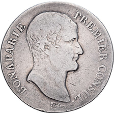 França, Bonaparte Premier Consul, 5 Francs, An 12 (1804), Nantes, Prata