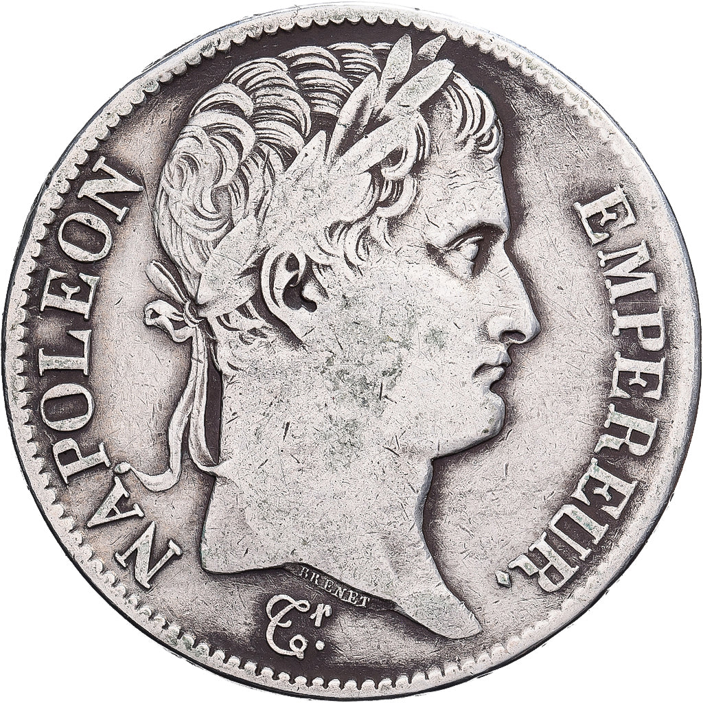 France, Napoleon I, 5 Francs, 1808, Paris, Silver, VF(30-35), Gadoury:583