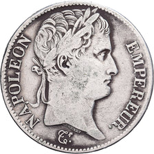 France, Napoleon I, 5 Francs, 1808, Paris, Silver, VF(30-35), Gadoury:583