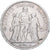 Francia, 5 Francs, Hercule, 1874, Paris, Argento, MB+, Gadoury:745a, KM:820.1