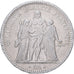 France, 5 Francs, Hercule, 1848, Paris, Silver, VF(30-35), Gadoury:683, KM:756.1