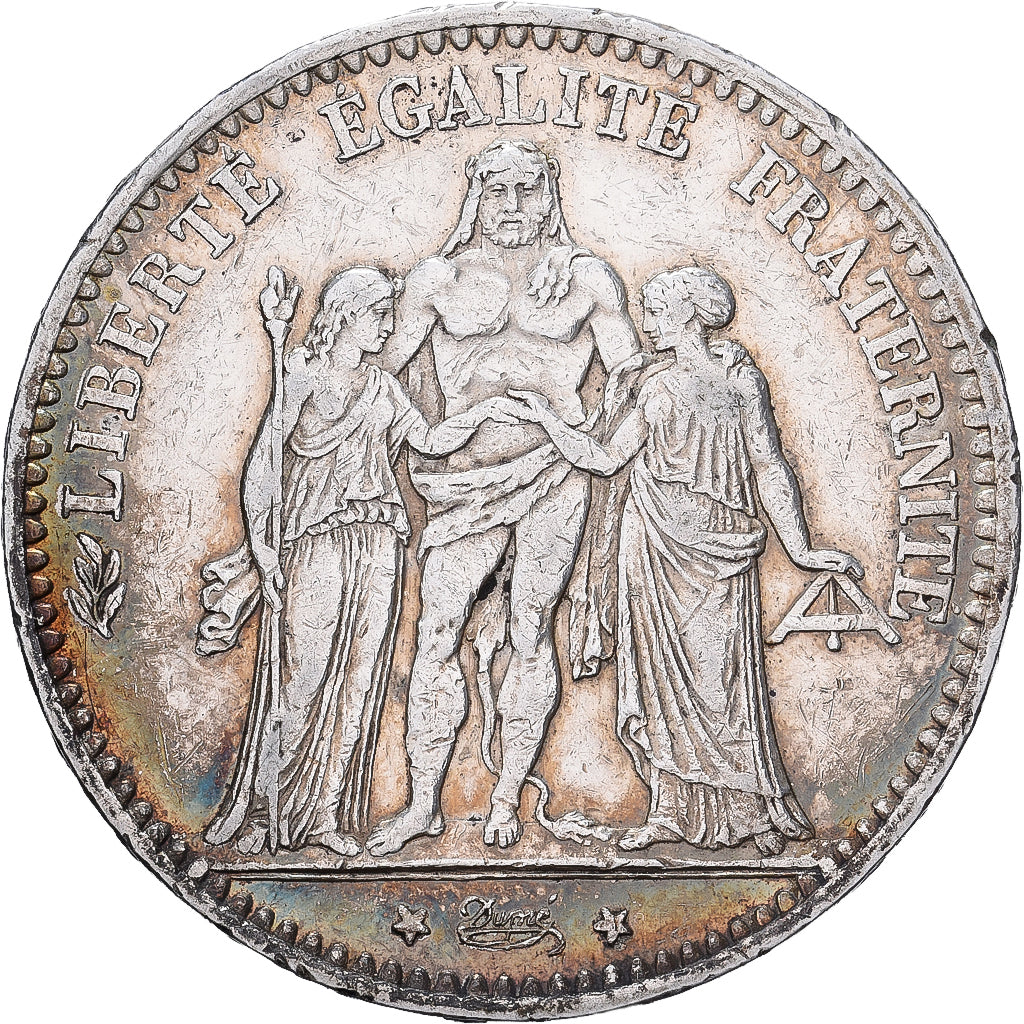 France, 5 Francs, Hercule, 1875, Paris, Argent, TTB, Gadoury:745a, KM:820.1
