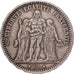Francja, 5 Francs, Hercule, 1873, Paris, Srebro, EF(40-45), Gadoury:745a
