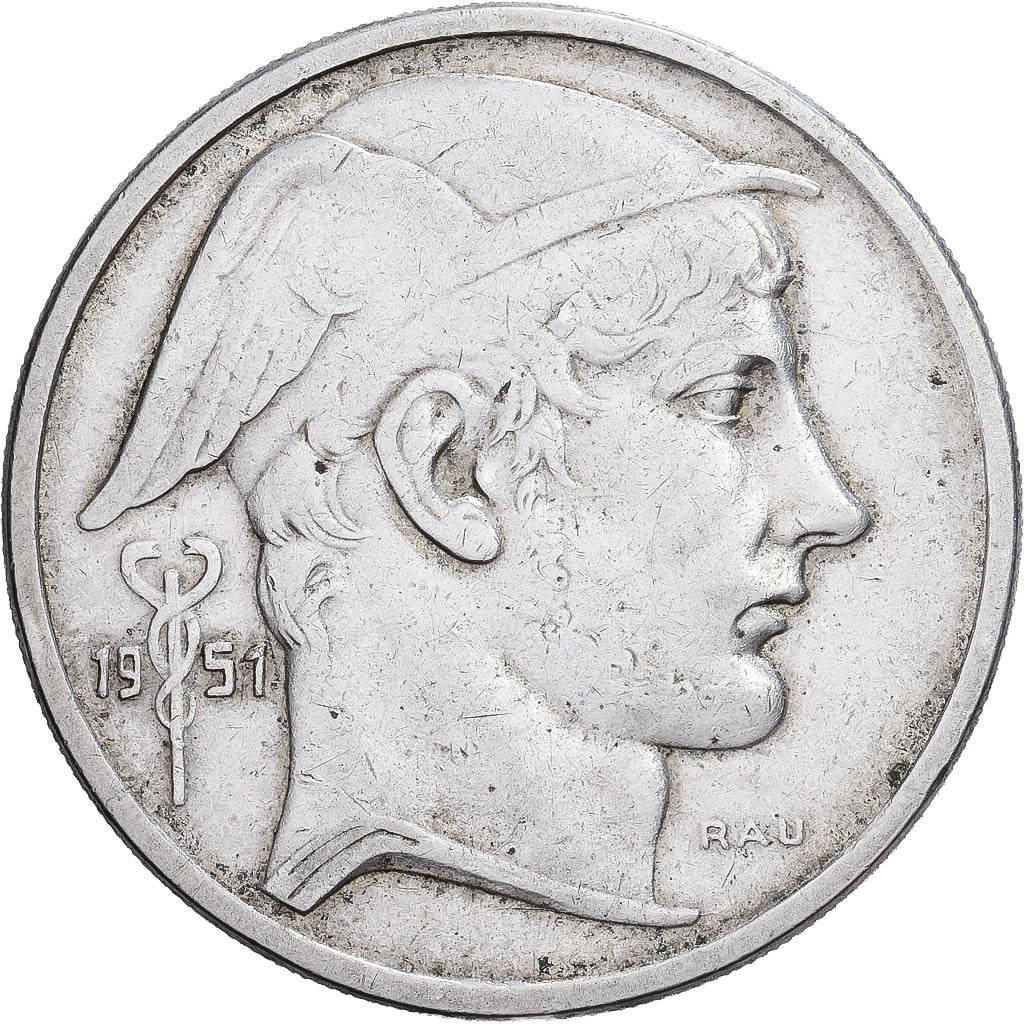 Belgio, Régence Prince Charles, 50 Francs, 50 Frank, 1951, Brussels, Argento