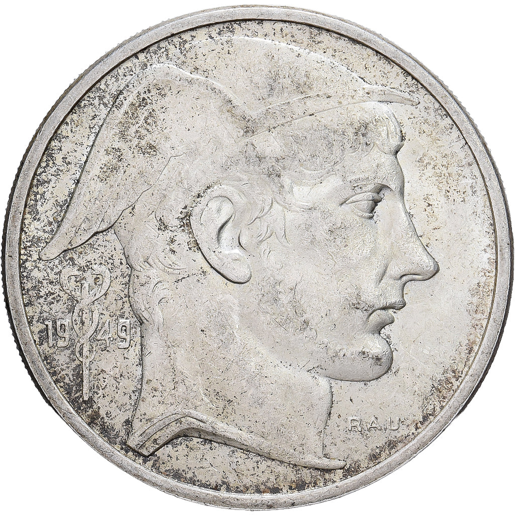 Belgio, Régence Prince Charles, 50 Francs, 50 Frank, 1949, Brussels, Argento