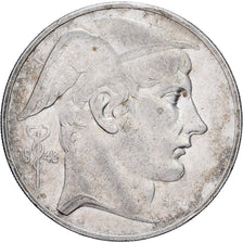 Belgium, Régence Prince Charles, 50 Francs, 50 Frank, 1948, Brussels, Silver