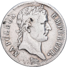 Francia, Napoleon I, Franc, 1808, Lille, Plata, BC+, Gadoury:446, KM:682.14