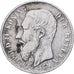 Belgien, Leopold II, 50 Centimes, 1886, Brussels, Silber, S+, KM:27