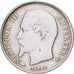 Francja, Napoleon III, 50 Centimes, 1859, Paris, Srebro, VF(30-35), Gadoury:414