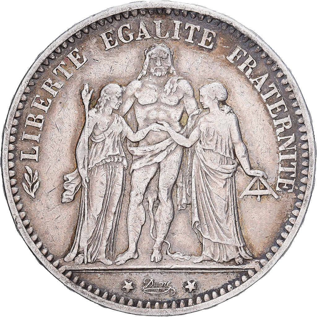 France, Napoleon III, 5 Francs, 1874, Paris, Silver, EF(40-45), Gadoury:739