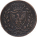 ESTADOS ITALIANOS, SARDINIA, Carlo Felice, Centesimo, 1826, Genoa, Cobre
