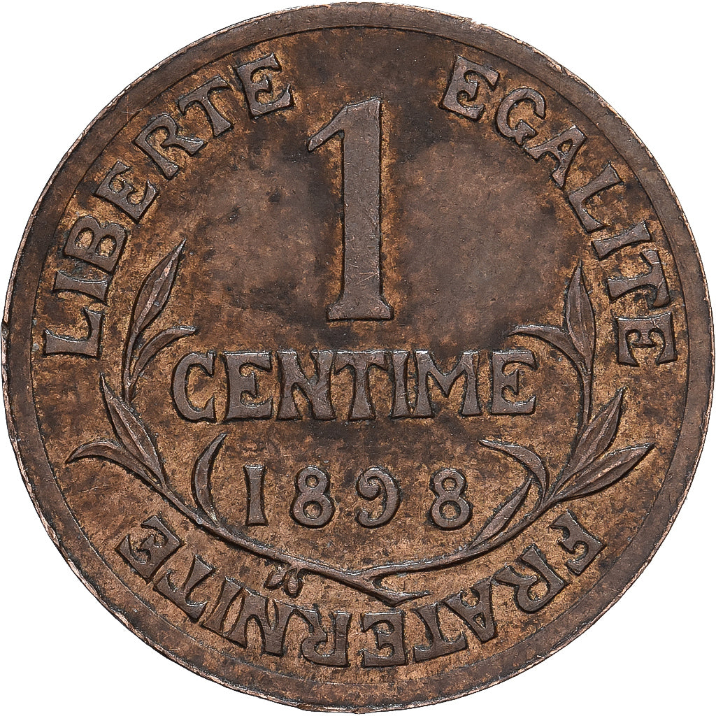 Frankrijk, Centime, Dupuis, 1898, Paris, Bronzen, ZF, Gadoury:90, KM:840