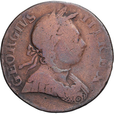 Gran Bretaña, George III, 1/2 Penny, 1773, Cobre, BC, KM:601