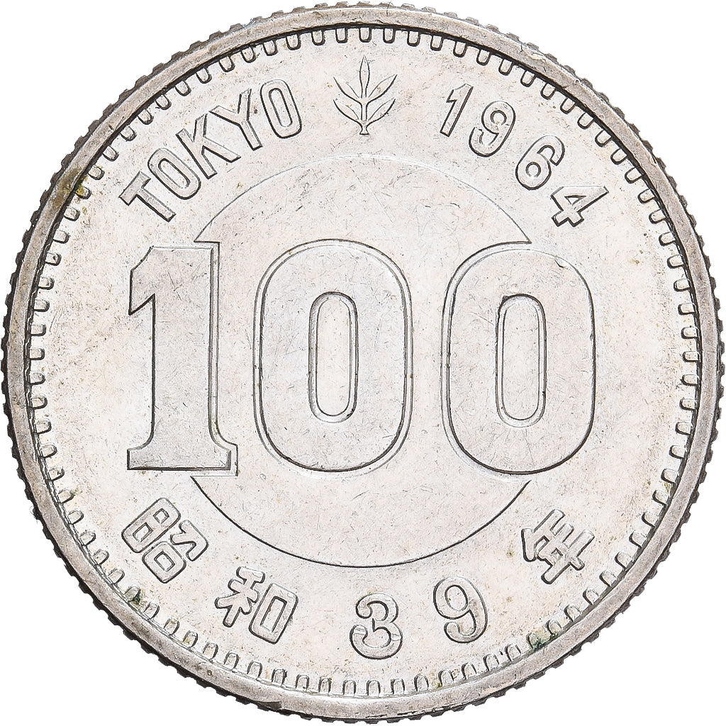 Japon, Hirohito, 100 Yen, 1964, OLYMPIC GAMES, Argent, SUP, KM:79