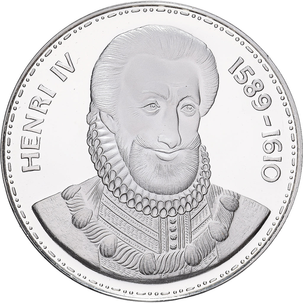 France, Medal, Henri IV, Silver, Proof, MS(65-70)