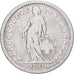 Suiza, 2 Francs, 1878, Bern, Plata, BC+, KM:21