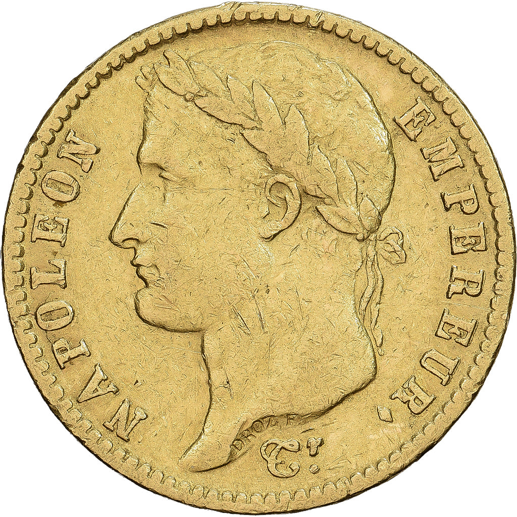 Francia, Napoleon I, 20 Francs, 1812, Lille, Oro, MBC, Gadoury:1025, KM:695.10