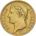 França, Napoleon I, 40 Francs, 1812, Paris, Dourado, EF(40-45), Gadoury:1084