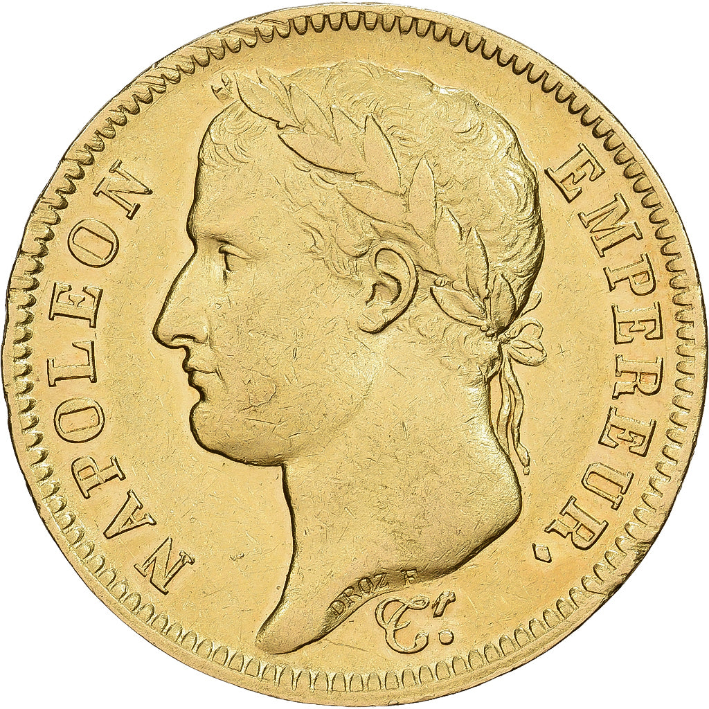 Francia, Napoleon I, 40 Francs, 1812, Paris, Oro, SPL-, Gadoury:1084, KM:696.1