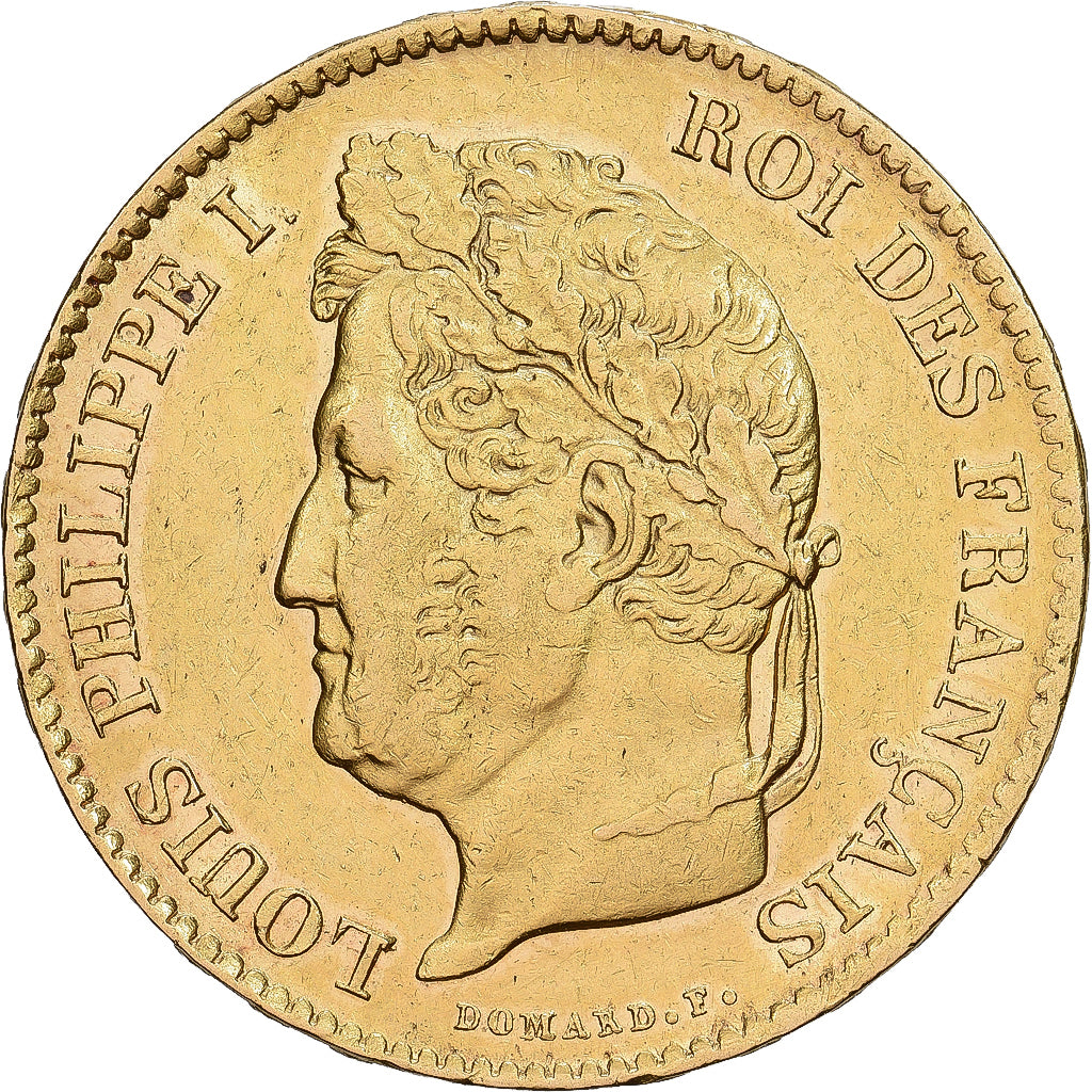 Frankrijk, LOUIS PHILIPPE I, 40 Francs, 1834, Paris, Goud, ZF+, Gadoury:1106